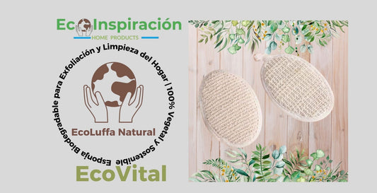 EcoLuffa Natural: Esponja Biodegradable para Exfoliación y Limpieza del Hogar | 100% Vegetal y Sostenible