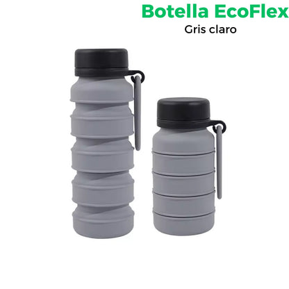 Práctica y elegante: La Botella EcoFlex lista para mantenerte hidratado en cualquier momento.