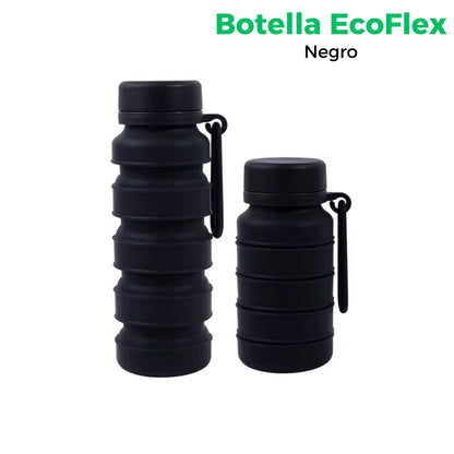 Práctica y elegante: La Botella EcoFlex lista para mantenerte hidratado en cualquier momento.