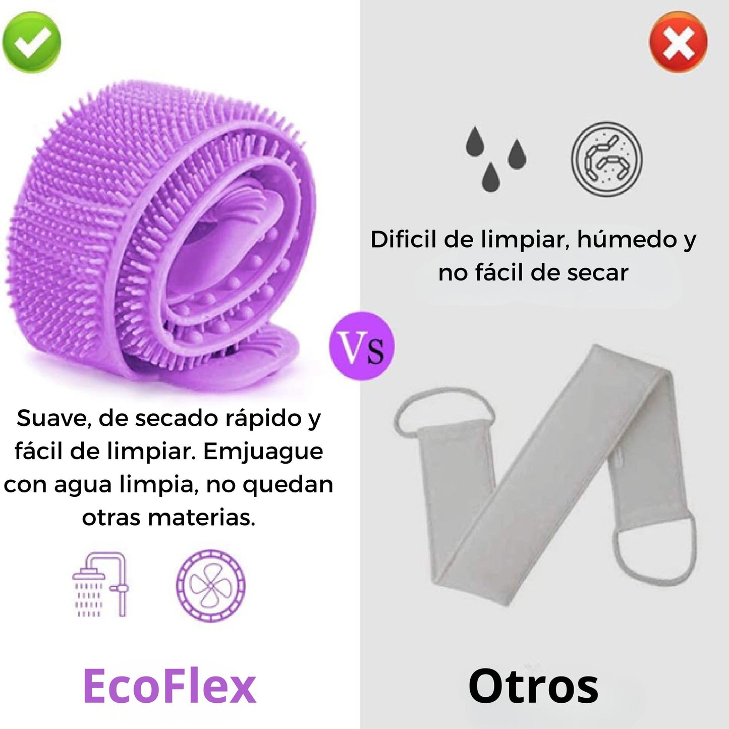 EcoFlex: Limpieza, masaje y exfoliación en armonía con la naturaleza