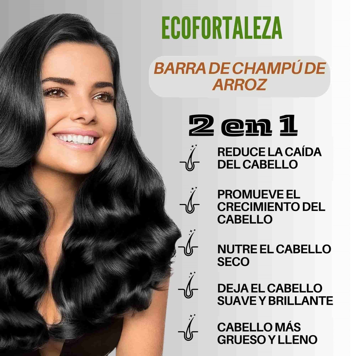 EcoFortaleza Champú Sólido de Agua de Arroz 🌾✨

Nutre, fortalece y revitaliza tu cabello con ingredientes naturales. ¡Tu melena más fuerte y saludable comienza aquí! 💧🌟