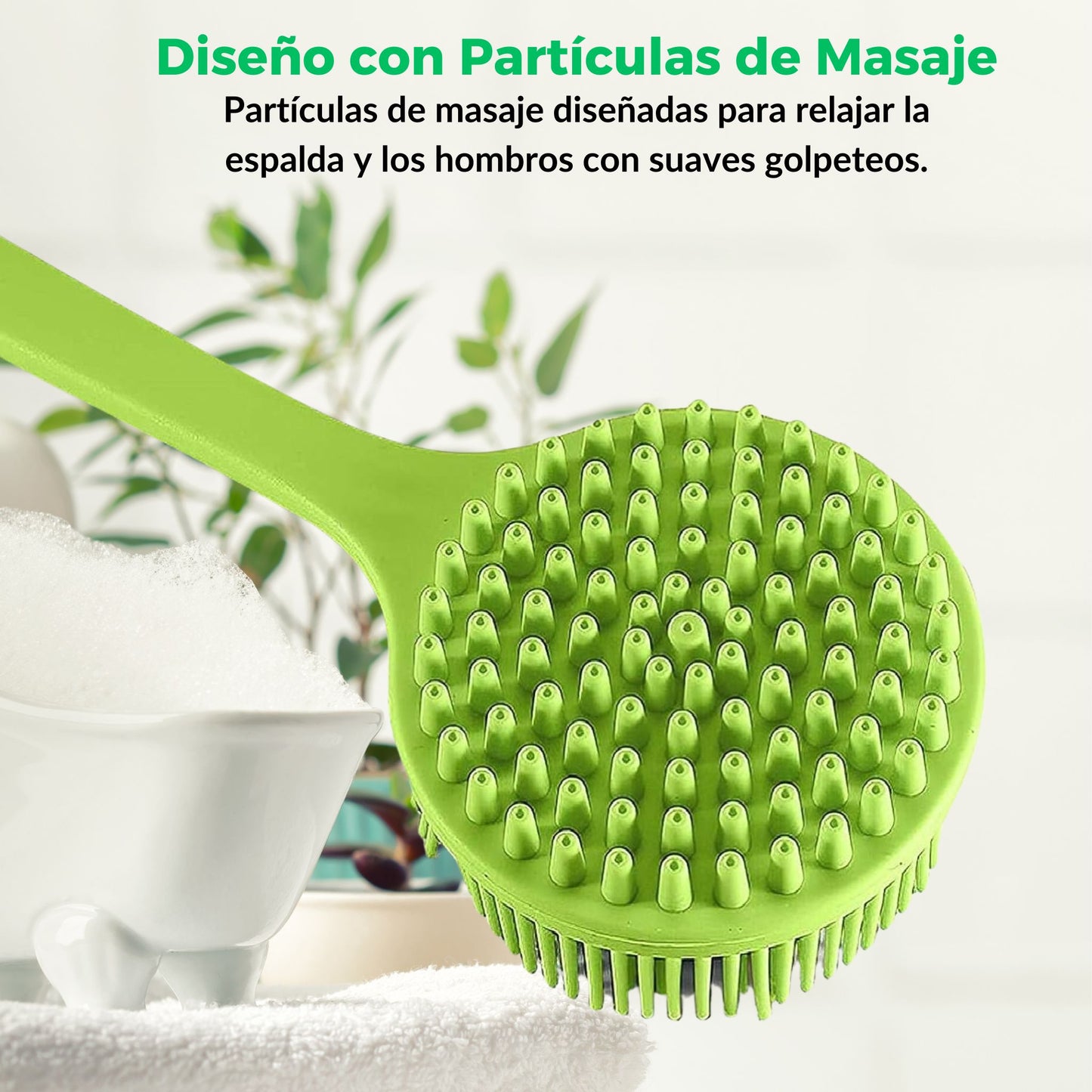 Cepillo Corporal EcoSilic: Cuida tu piel, cuida el planeta.