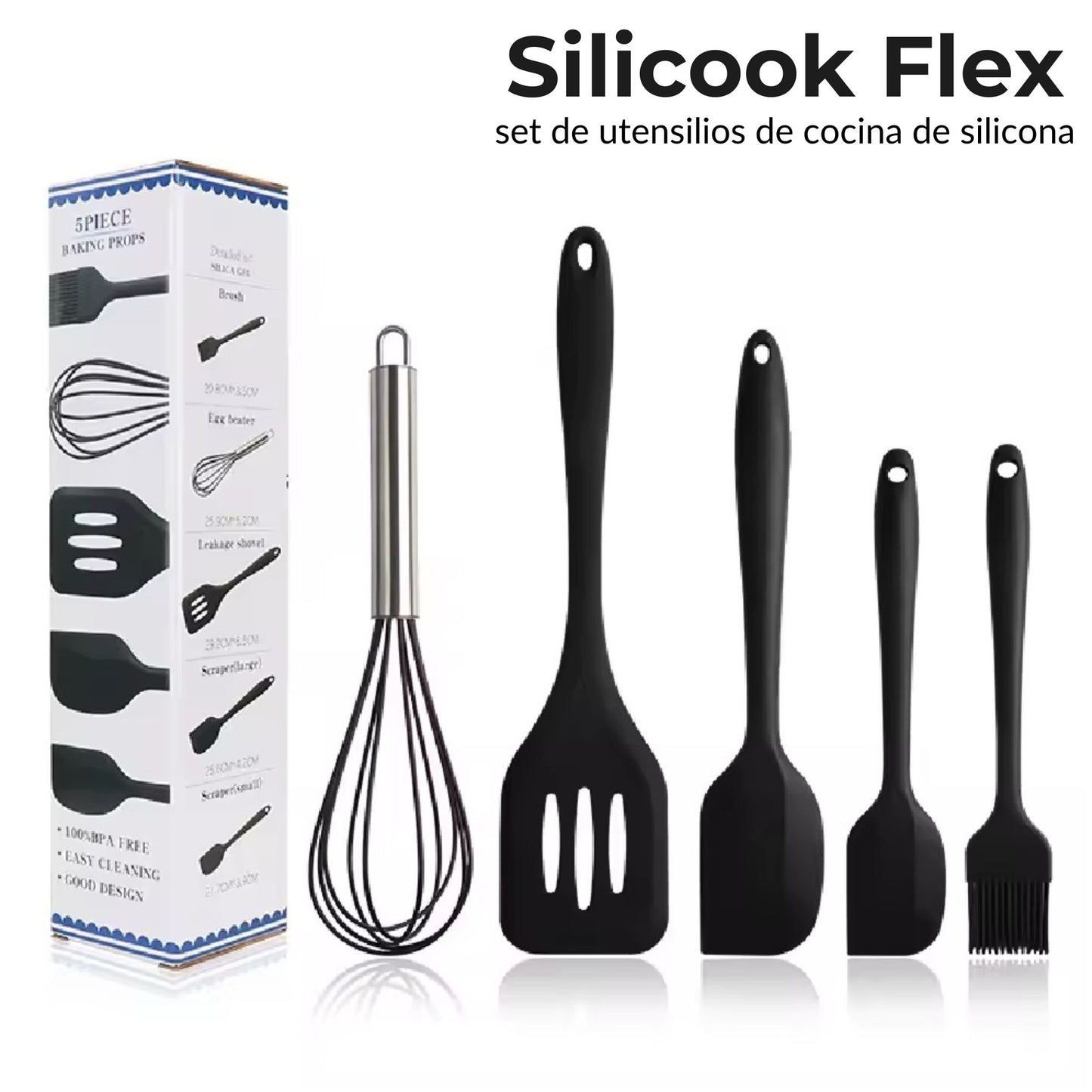 Silicook Flex: Utensilios de Silicona para Horneado y Cocina