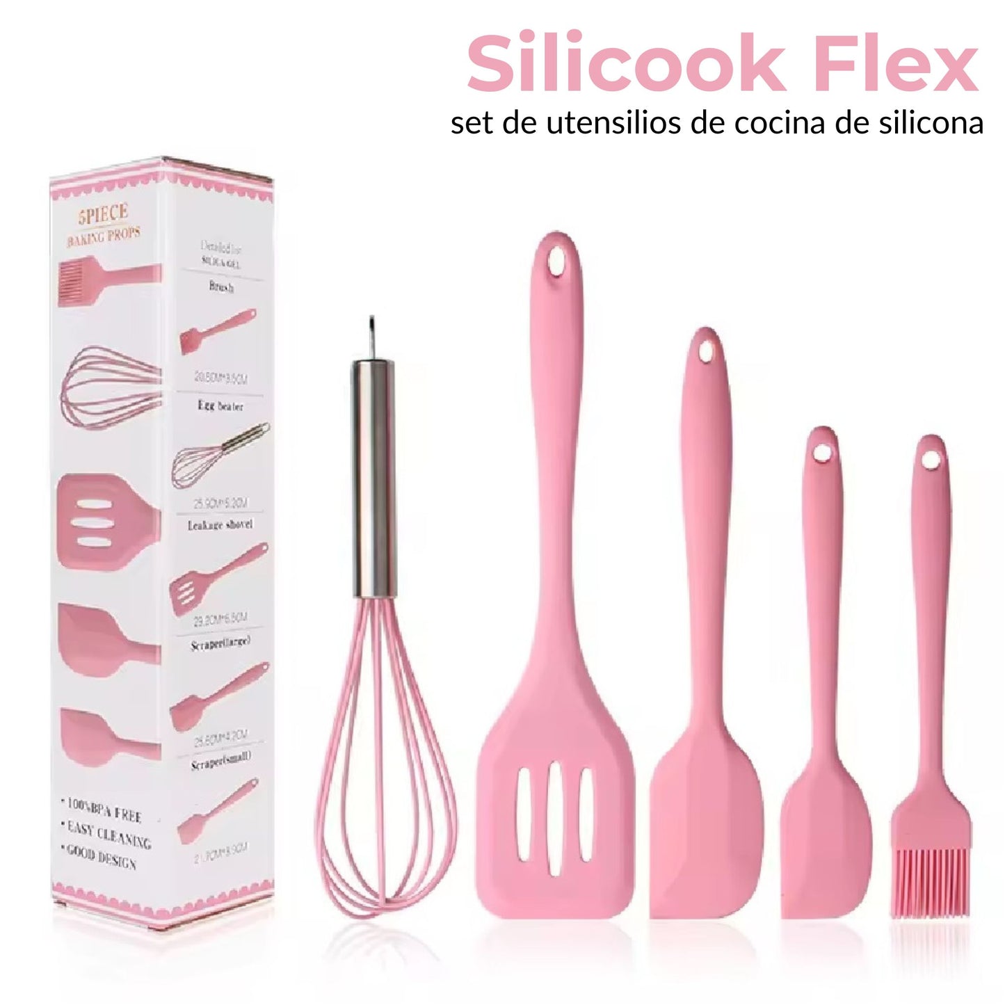 Silicook Flex: Utensilios de Silicona para Horneado y Cocina